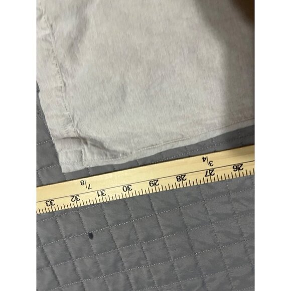 Max Jeans Linen Blend Pants Sz 12 Tan  Boho Lagenlook Beach Bohemian - Picture 11 of 12